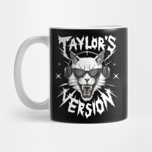 death metal taylors cat version Mug